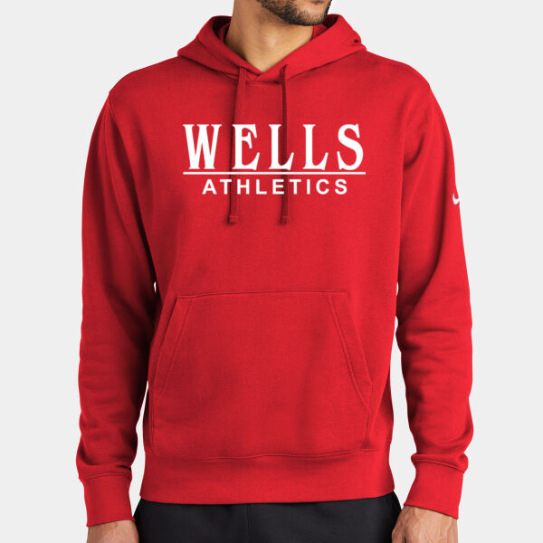 Wells Athletics - Club Fleece Sleeve Swoosh Pullover Hoodie Thumbnail