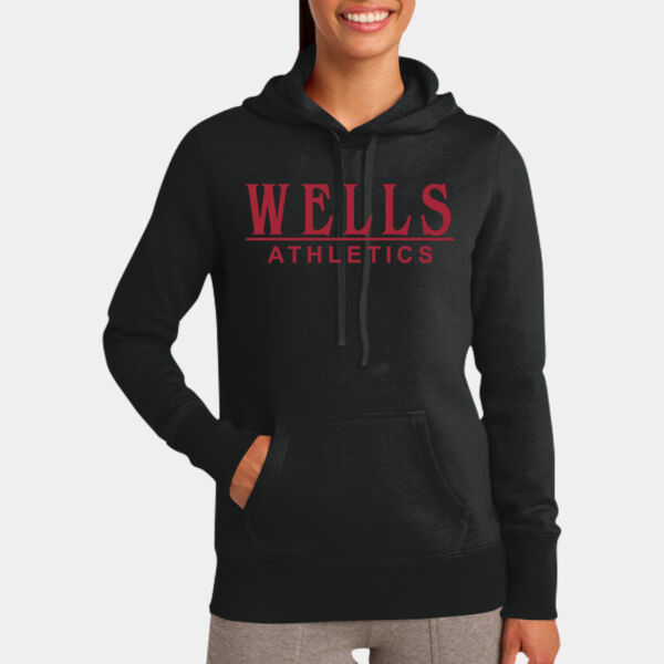 Wells Athletics - Ladies Pullover Hooded Sweatshirt Thumbnail