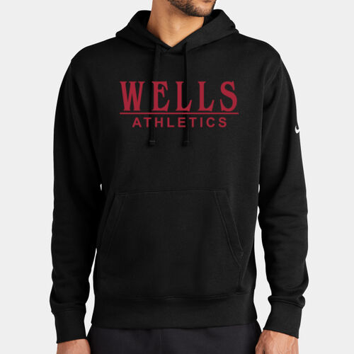 Wells Athletics - Club Fleece Sleeve Swoosh Pullover Hoodie Thumbnail
