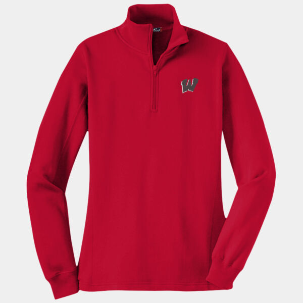 Wells - Ladies 1/4 Zip Sweatshirt Thumbnail
