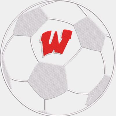 Wells 'W' Soccer Ball - Full Back - 10in Thumbnail